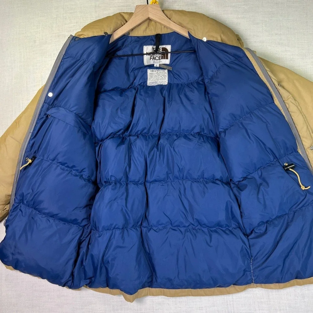 VTG 70s‎ TNF Brown Label Parka Men S Goose Down The North Face Puffer Jacket USA